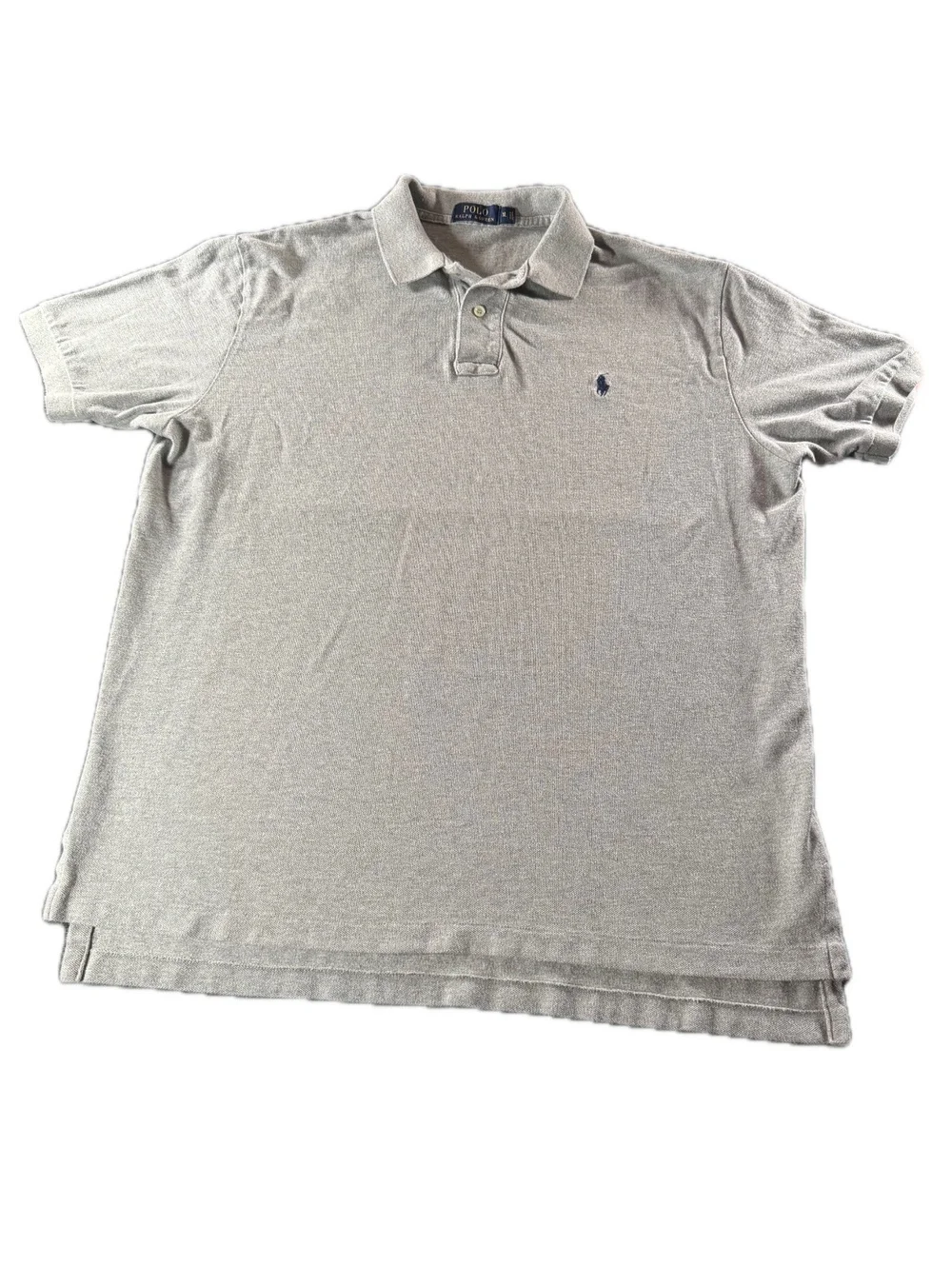 Polo Ralph Lauren Men's Gray Short Sleeve Polo Shirt XL
